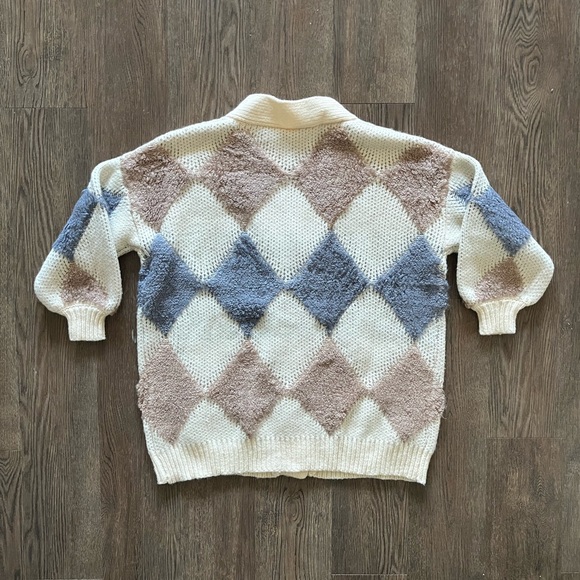 Sadie & Sage Argyle Cardigan - Picture 2 of 5